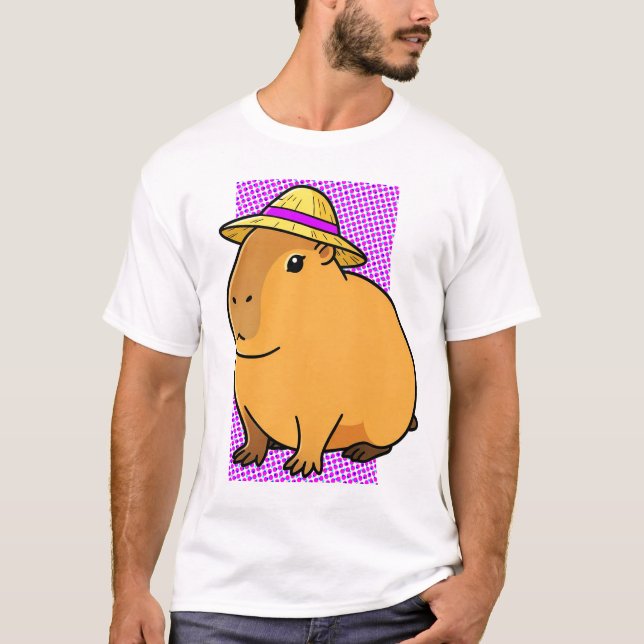 Kapibarans avslappningsläge t shirt (Framsida)