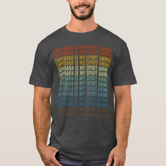 Kapibarans Min Själsliga Djur Kapibaravänner T Shirt