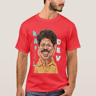 kapil dev berömd India cricketer T Shirt