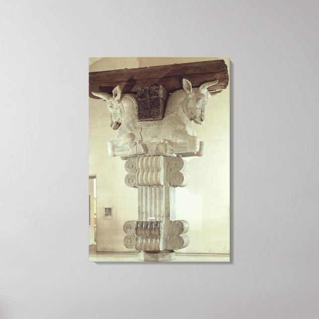 Kapital i Persiska stil Canvastryck (Framsida)