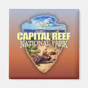 Kapital Reef NP (pilhuvud) Magnet