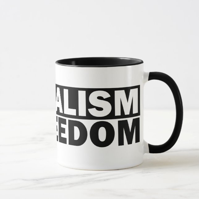 Kapitalism är frihet mugg (Höger)