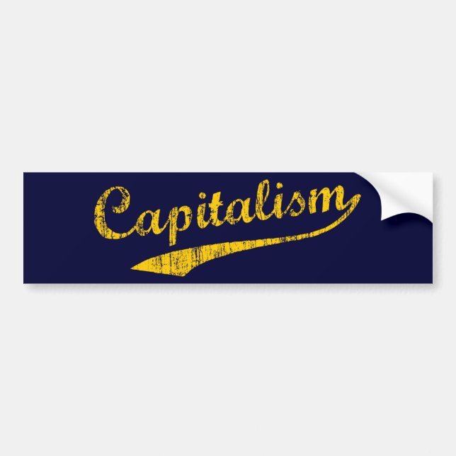 Kapitalism Bildekal (Framsidan)