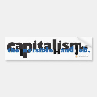 Kapitalism: De osynliga räcker jobb Bildekal