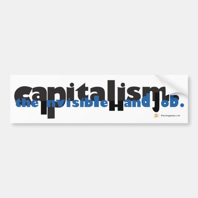 Kapitalism: De osynliga räcker jobb Bildekal (Framsidan)