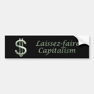 Kapitalism för laissez-faire $100 bildekal