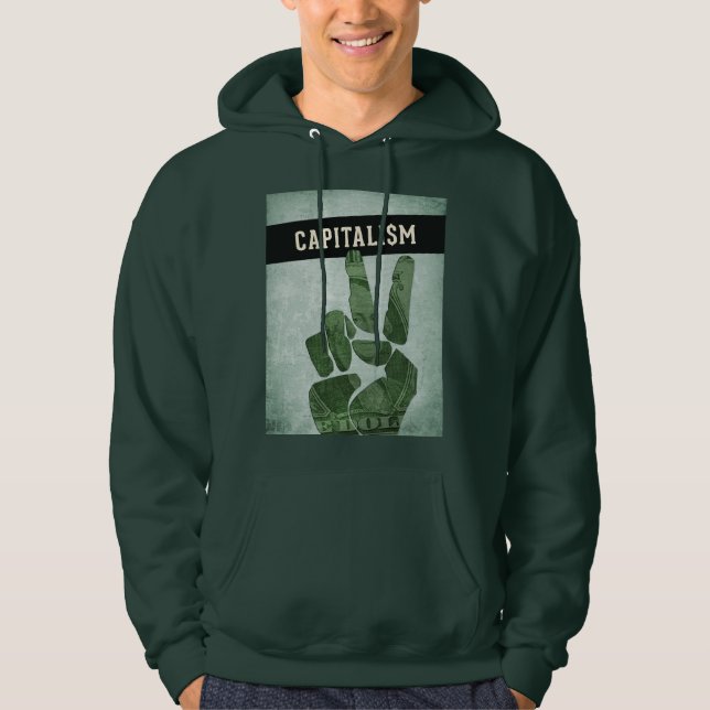 Kapitalism Hoodie (Framsida)