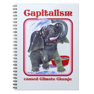 Kapitalism orsakade klimatförändringar anteckningsbok