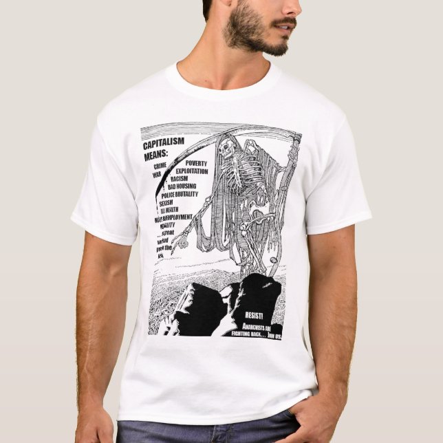 KapitalismMeams t-skjorta T-shirt (Framsida)