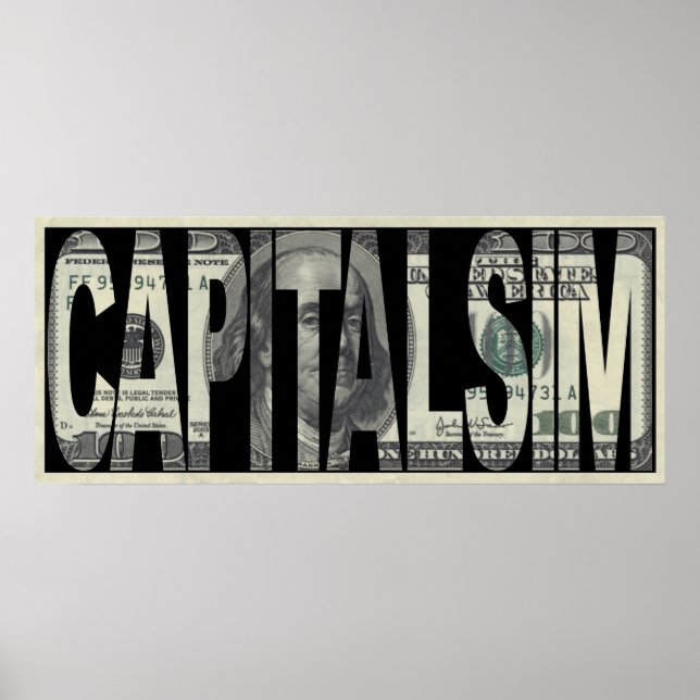 Kapitalismpengar Poster (Framsidan)