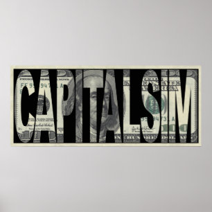 Kapitalismpengaraffisch Poster