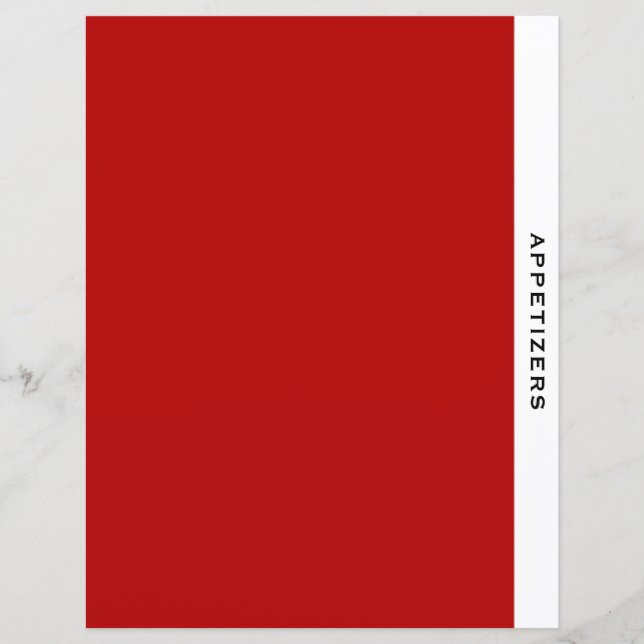 Kapitalutdelning | Appetizer | Rött svartvitt (Framsida)