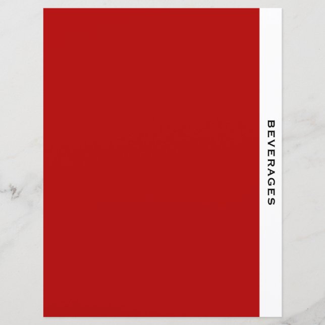 Kapitalutdelning | Drycker | Rött svartvitt (Framsida)