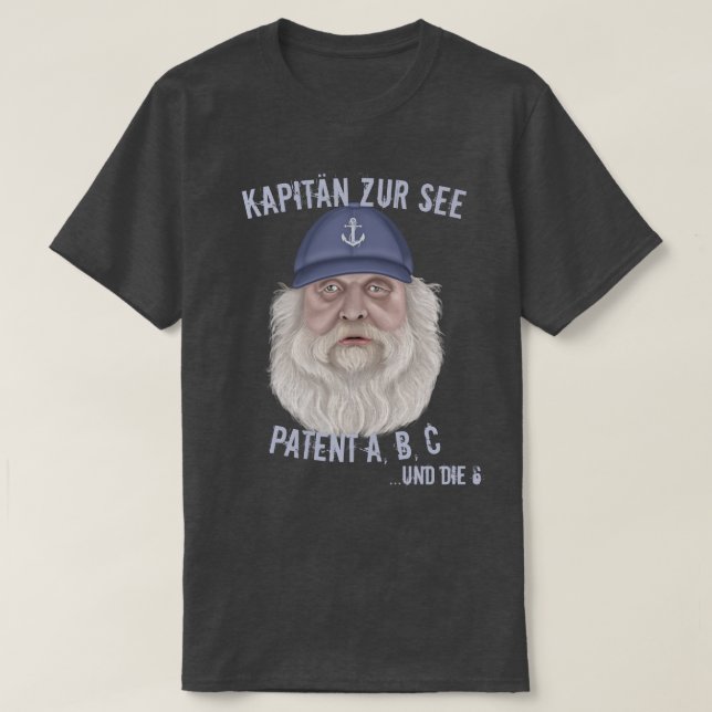 Kapitan Zur Se T Shirt (Design framsida)