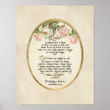 Kapitel 1, Corinthians 13 Calligraphy, Kärlek