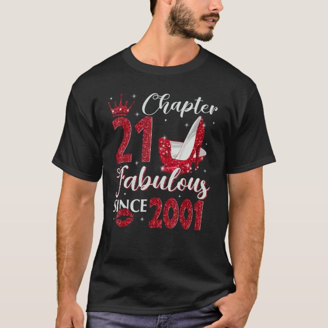Kapitel 21 Fabulous sedan 2001 21 Birthday för T Shirt (Framsida)