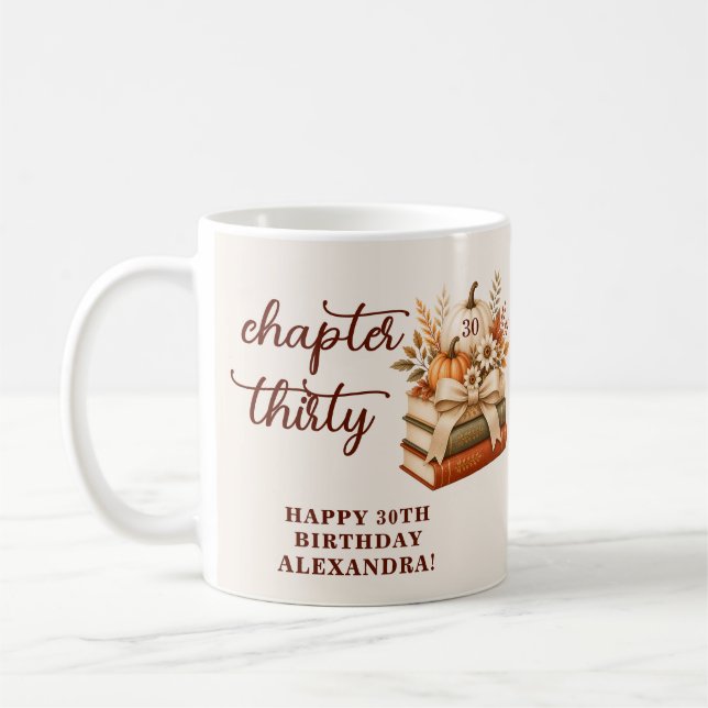 Kapitel 30 Höstpumpa Bokslig 30-årsdag Kaffemugg (Vänster)
