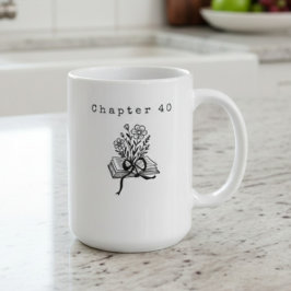 Kapitel 40 Coquette Bok Vilda Blommor Kaffemugg