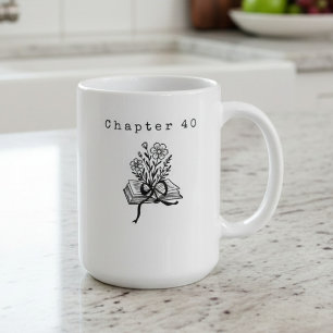 Kapitel 40 Coquette Bok Vilda Blommor Kaffemugg