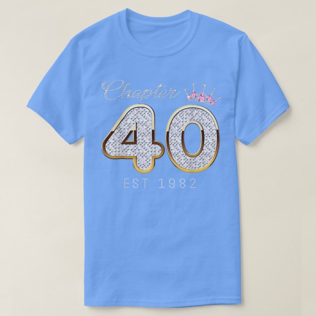 Kapitel 40 EST 1982 41th Birthday Tee Gift (Design framsida)