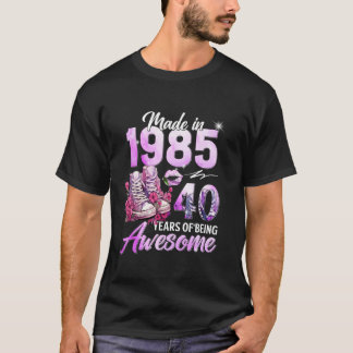 Kapitel 40 Fabulous EST 1985 40 Blommigtens födels T Shirt