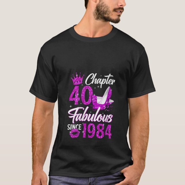 Kapitel 40 Fläckande sedan 1984 40 gåvor från föde T Shirt (Framsida)