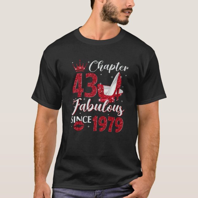 Kapitel 43 Fabulous sedan 1979 43 Birthday for T Shirt (Framsida)