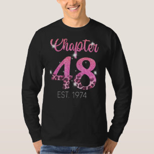 Kapitel 48 år Est 1974 48 födelsedag 1 T Shirt
