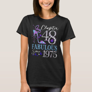Kapitel 48 Fabulous sedan 1975 48 Birthday Queen T Shirt