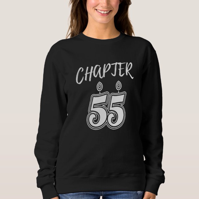 Kapitel 55 Födelsedag 55 år Firande M T Shirt (Framsida)