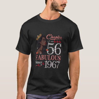 Kapitel 56 Fabulous sedan 1967 56 Birthday Queen T Shirt