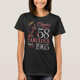 Kapitel 58 Fabulous sedan 1965 58 Birthday Queen T Shirt