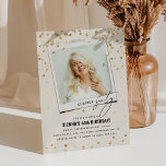 Kapitel 60 Roligt Modern foto 60:e födelsedagen Inbjudningar<br><div class="desc">Kapitel 60! Vänner och familj i inbjudan för att fira en 60:e födelsedagsfest med de här roligtarna,  moderna vuxarna-födelsedagsinbjudningar. Design innehåller en fotofästpunkt,  texten "Kapitel sextio i serieformat och kalligrafteckensnitt,  faux guld glitter konetti och en redigerbar födelsedagsmall som är enkel att anpassa med dina egna händelsedetaljer.</div>