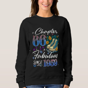 Kapitel 66 Fabulous EST 1959 66:e Blommigten Birth T Shirt