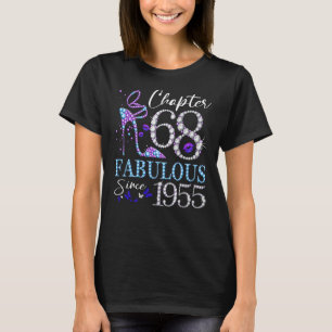 Kapitel 68 Fabulous sedan 1955 68 Birthday Queen T Shirt