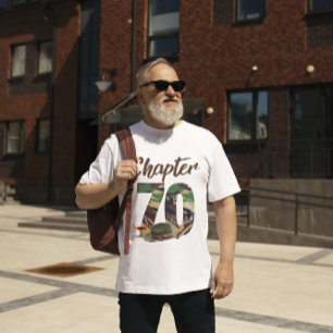 Kapitel 70 Arméns Camo Manar 70:e födelsedag T Shirt