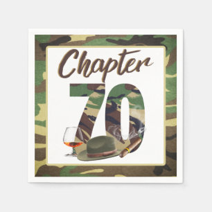 Kapitel 70 Arméns Camouflage Manar 70:e födelsedag Pappersservett
