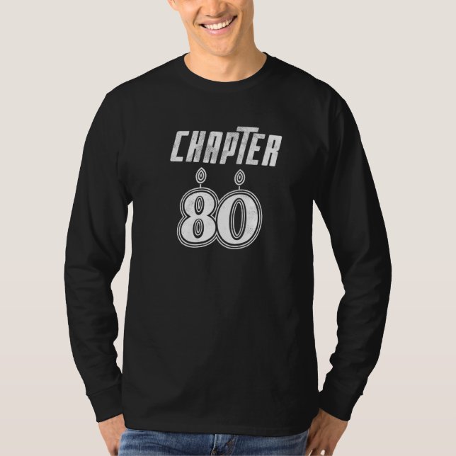 Kapitel 80 ÅRS Födelsedagsfest  Grandm Firande T Shirt (Framsida)