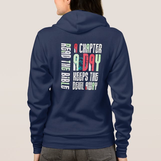Kapitel A Dag Behållan Djävulen Away-Funny Christi T Shirt (Baksida)