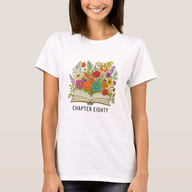 Kapitel Åttio 80-årsdag T Shirt (Framsida)