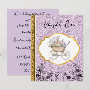 Kapitel Ett Baby Shower Digital Nedladdning Inbjudningar
