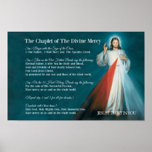 KAPITEL I DIVINE MERCY Prayer Poster