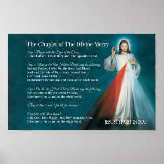 KAPITEL I DIVINE MERCY Prayer Poster