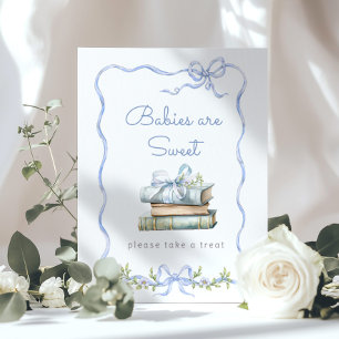 Kapitel Ny Blåa band Bebisar är söta Poster