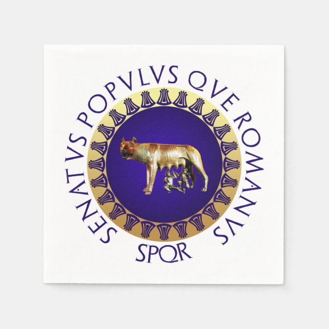 KapitolinVarg Pappersservett (Framsidan)