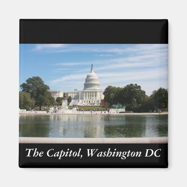 Kapitolium, Washington DC Magnet (Framsidan)