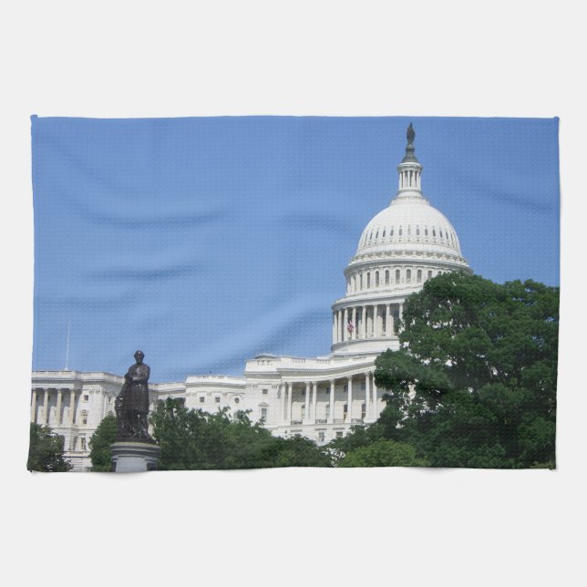 Kapitoliumbyggnaden i Washington DC Kökshandduk (Horisontell)