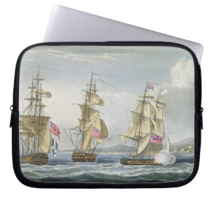 Kapitulation av fort av Tamatave som inristas av Laptop Sleeve