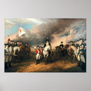 KAPITULATION AV LORD CORNWALLIS av John Trumbull Poster