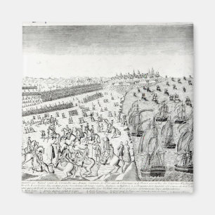 Kapitulation på Yorktown, 1781 Magnet